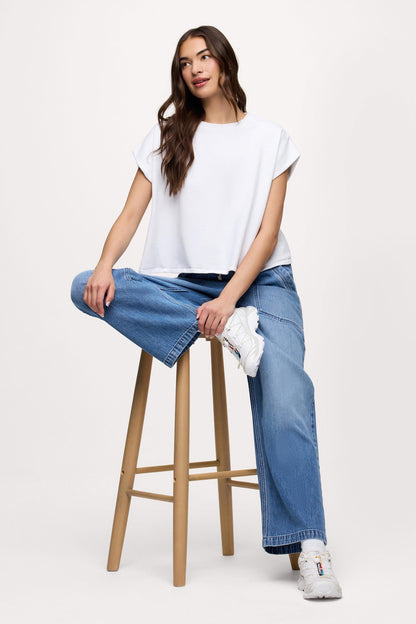 Swing Muscle Tee | White