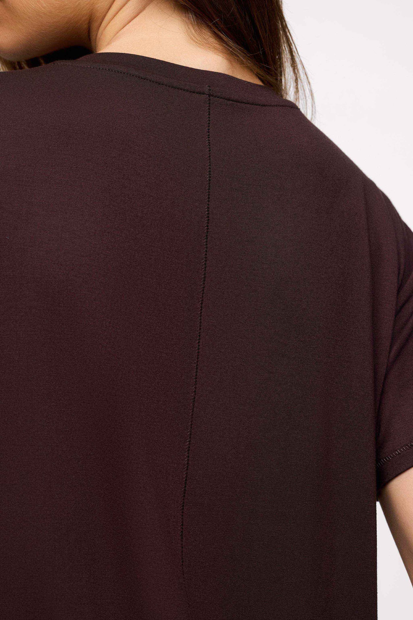 V-Neck Pajama Tee | Espresso