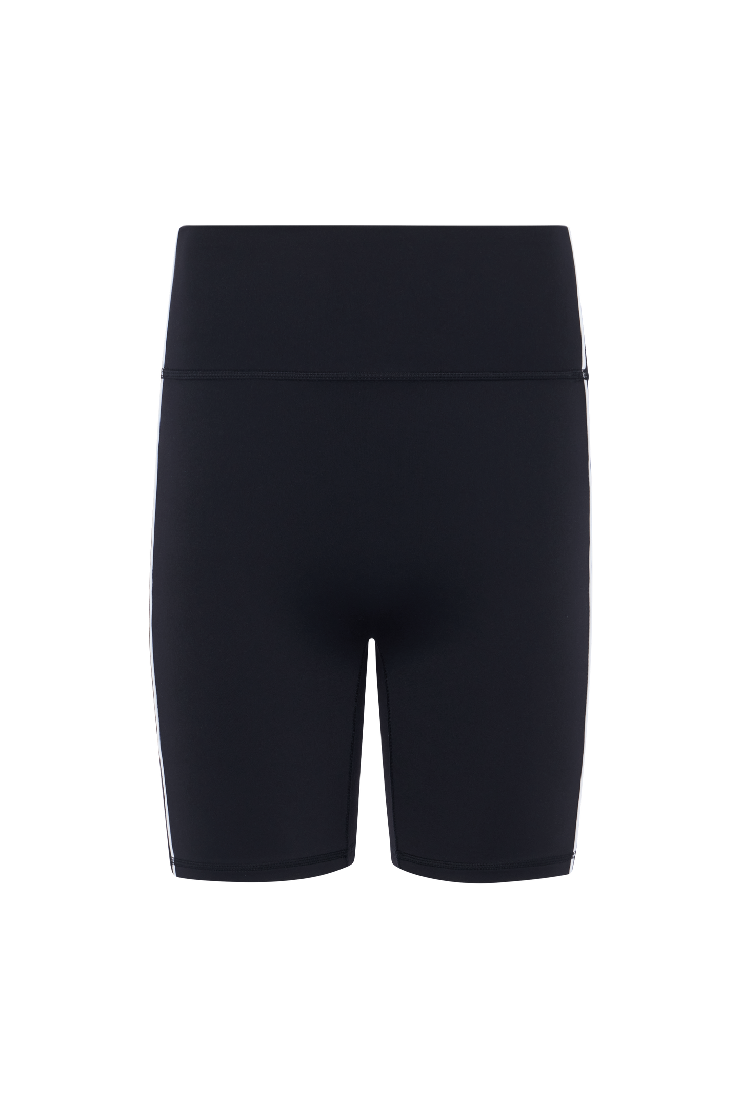 Motion Piped Biker Short with Pocket | Black