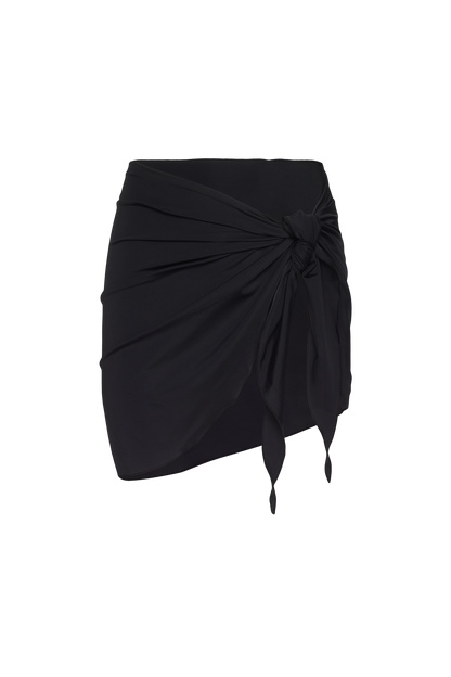 Swim Sarong | Smooth Black