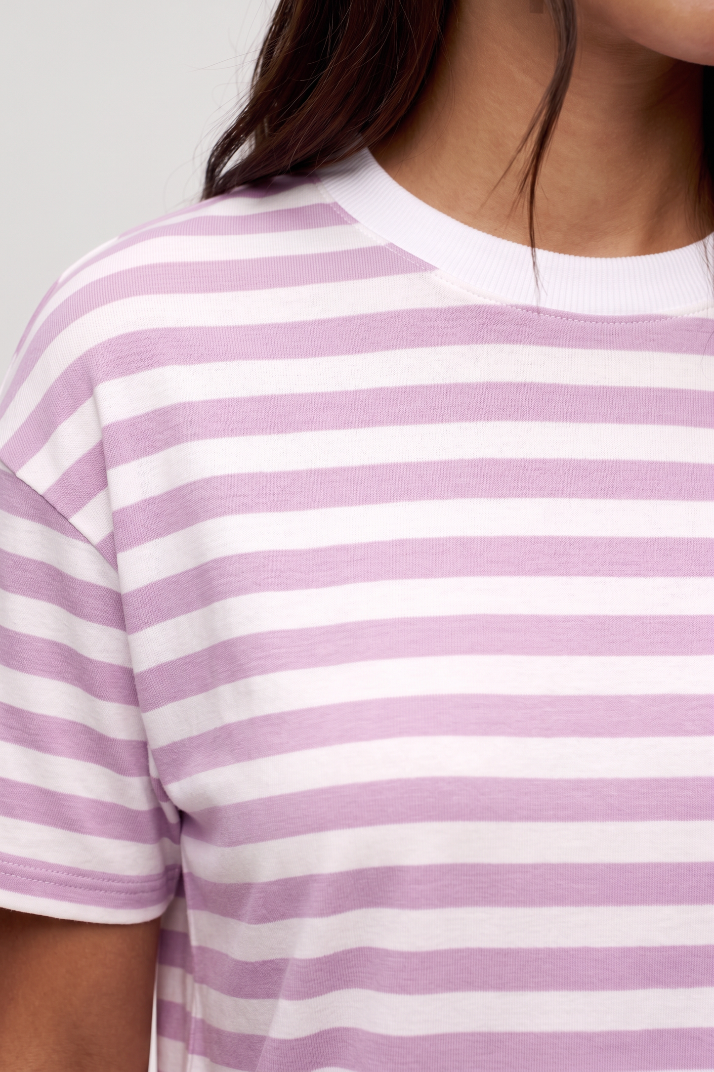 Seaside Short Sleeve | Orchid Stripe