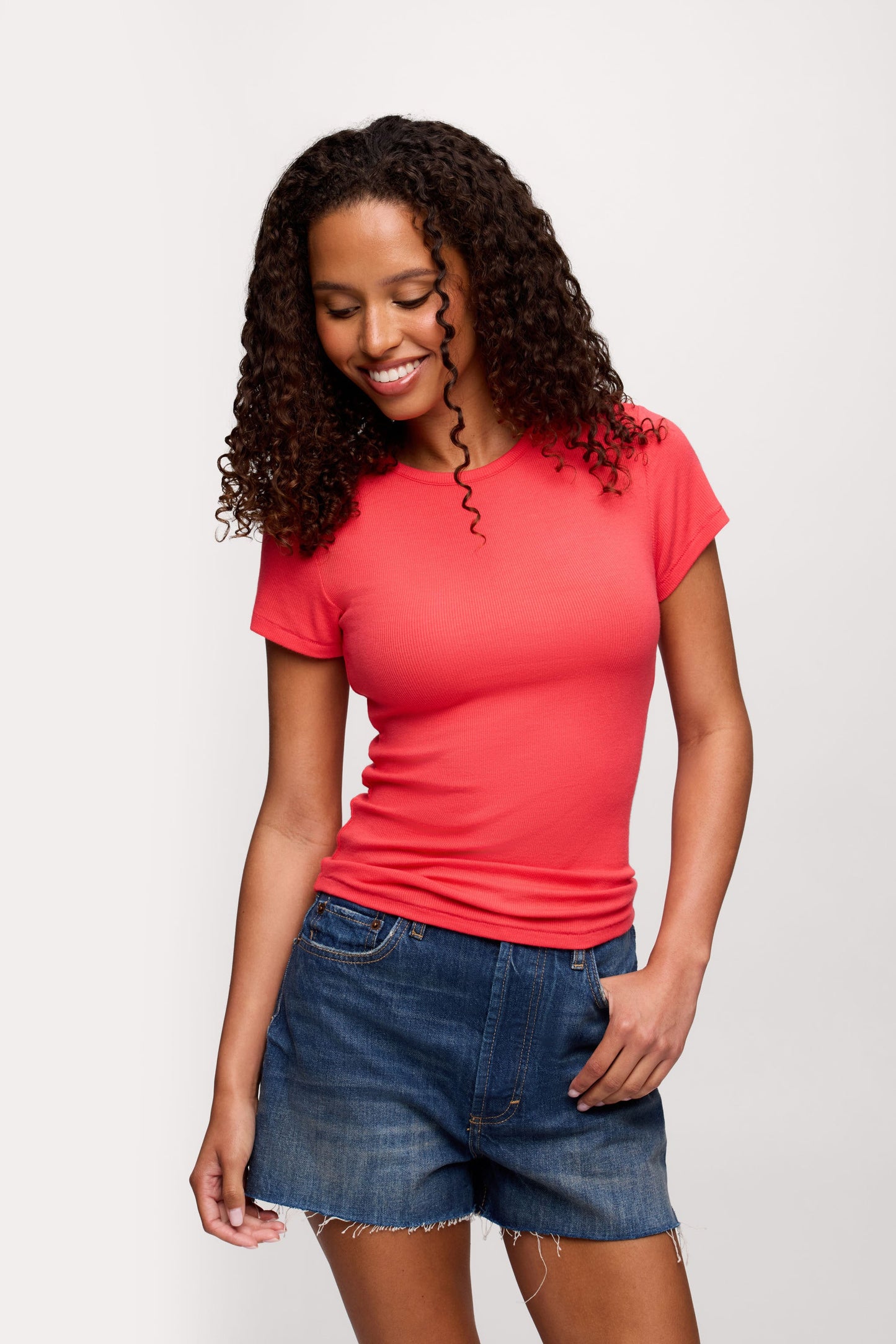 Slinky Rib Tee