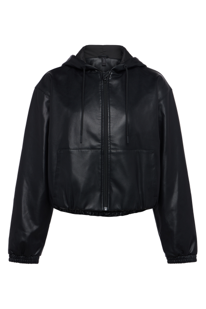 Vegan Leather Jacket | Black