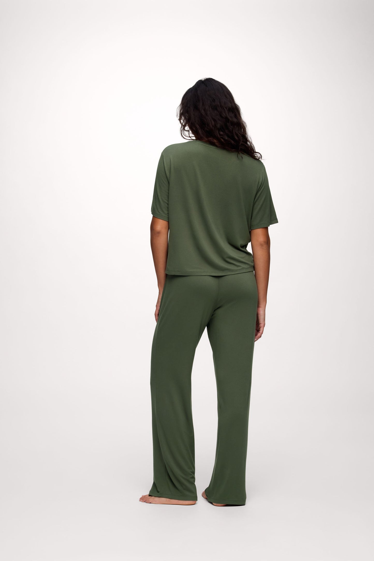 Pajama Set | Darkest Olive