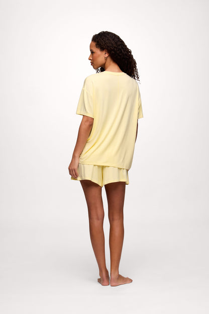 Boyfriend Pajama Tee | Lemon