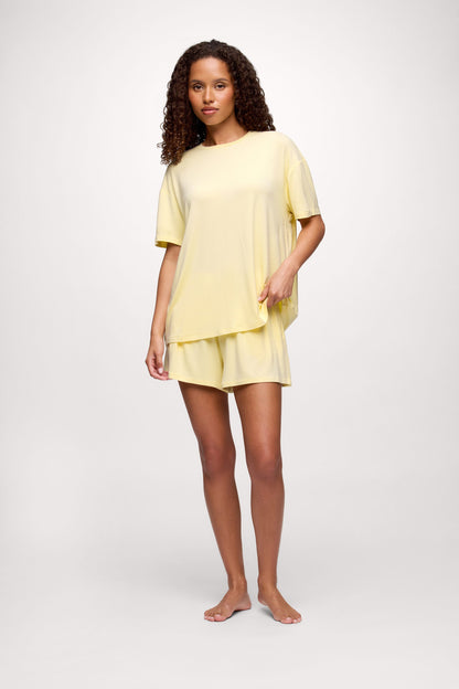 Boyfriend Pajama Tee | Lemon