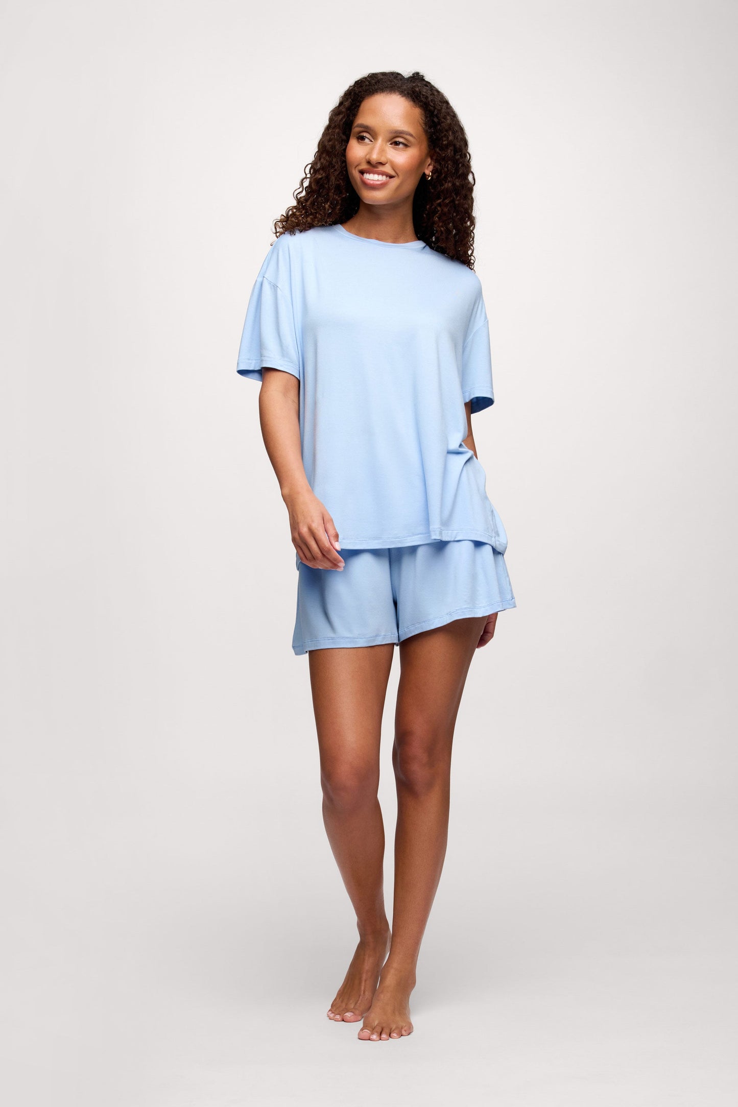 Boyfriend Pajama Tee | Sky