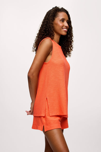 Resort Short Set | Papaya