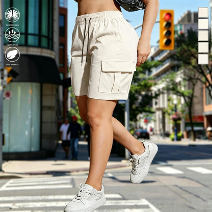 Women’s Outdoor Cargo Shorts – Multi-Pocket Design for Everyday Adventures