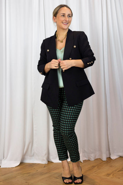 Black Military Blazer - Final Sale