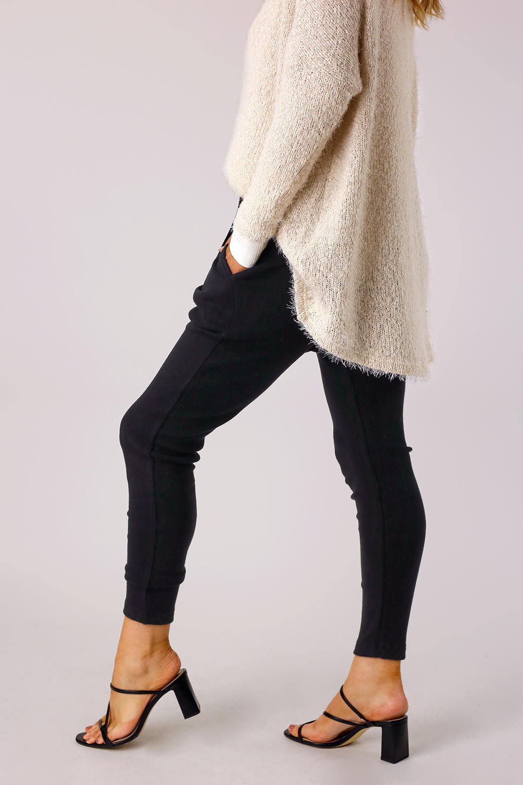 Black Woolly Droppie - FINAL SALE