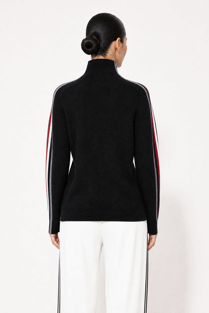 Black Funnel Knit