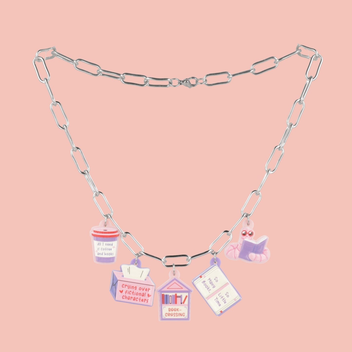 The Book Club Charm Necklace