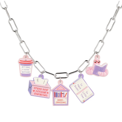 The Book Club Charm Necklace