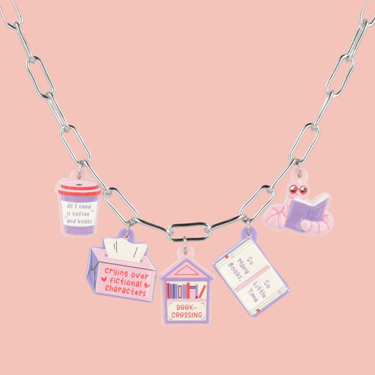 The Book Club Charm Necklace