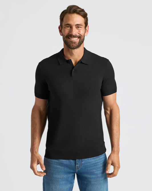 Black Dressy Polo