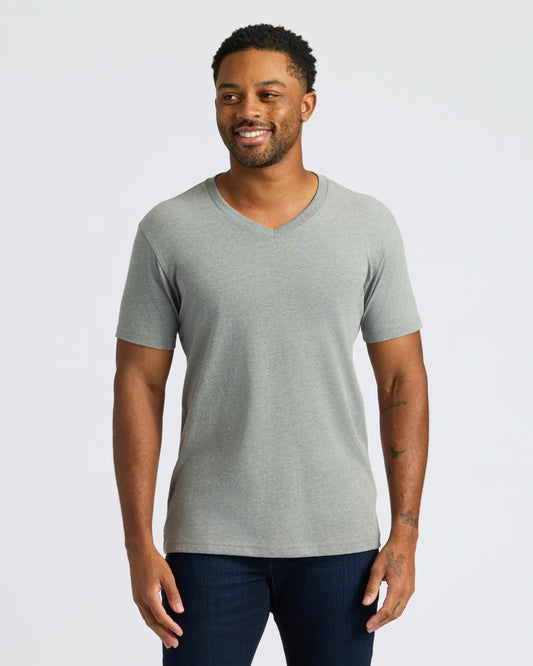 Heather Gray Classic V-Neck