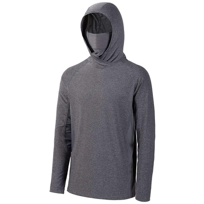 Men’s UPF 50+ Fishing Hoodie – Lightweight Long-Sleeve Sun Protection with Neck Gaiter