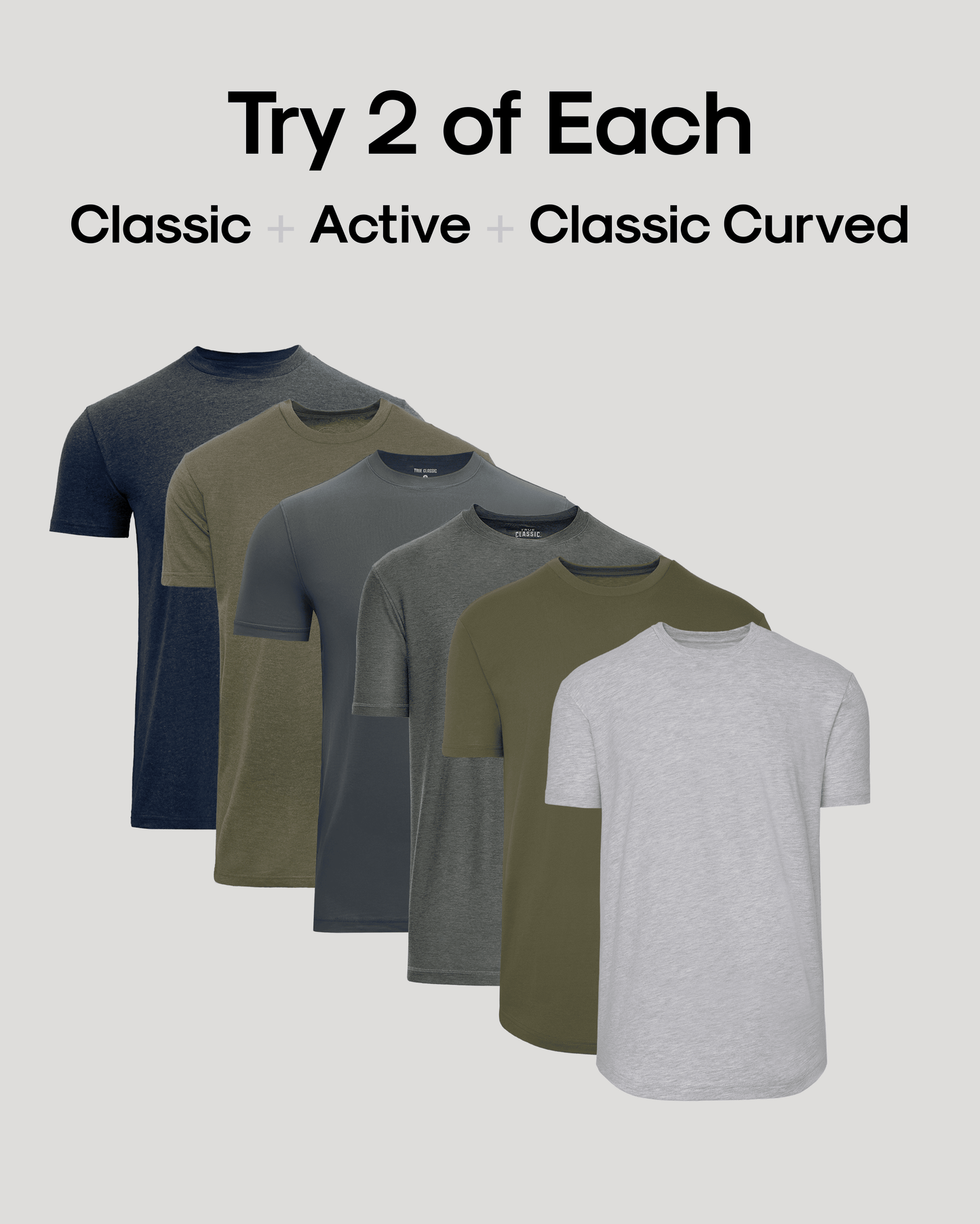 Crews Variety: Classic, Active, & Classic Curved 6-Pack