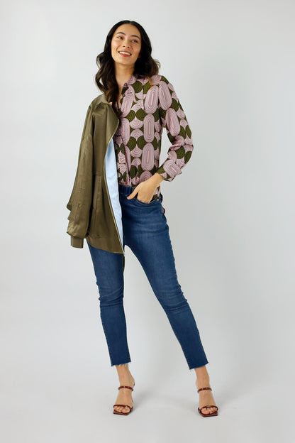 Chambray Denim Slouch Jeans - Sale