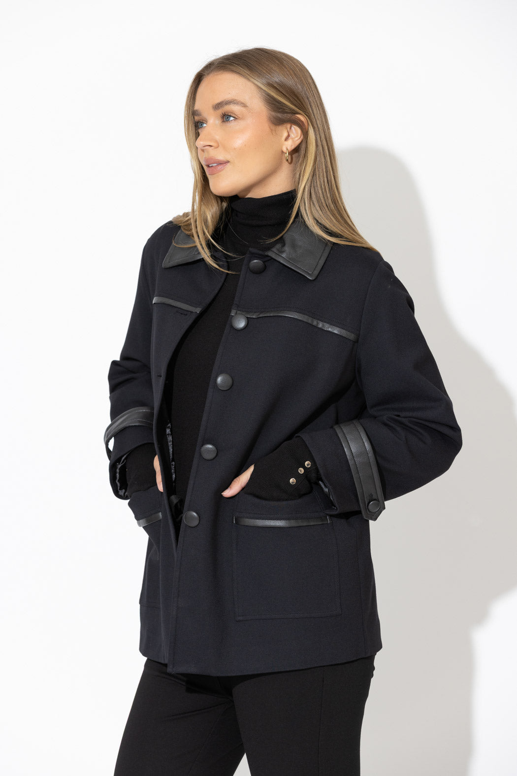 Black Ponte London Coat
