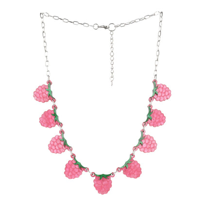 The Punnet Necklace - Raspberries
