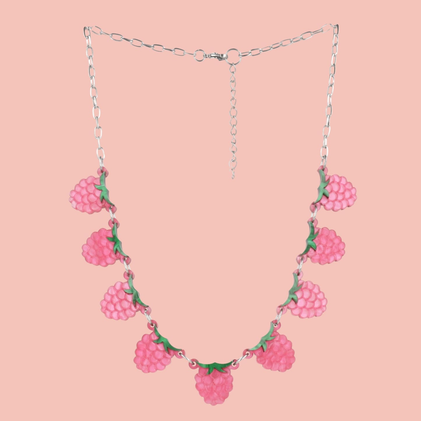 The Punnet Necklace - Raspberries