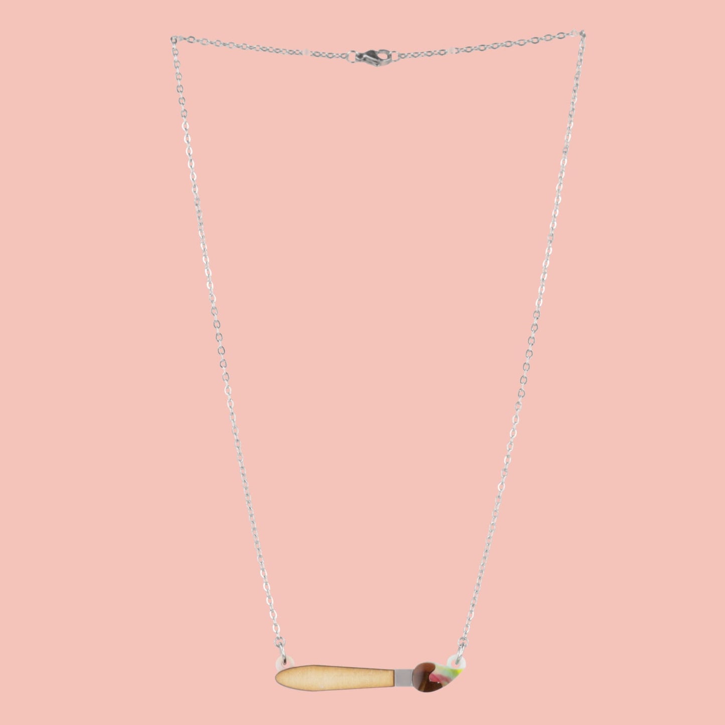 This Is An Art Paint Brush Necklace