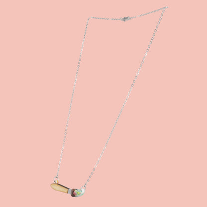This Is An Art Paint Brush Necklace