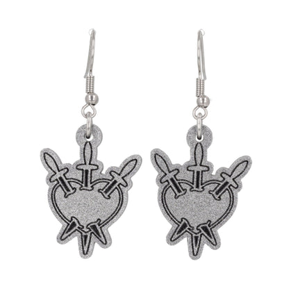 Three of Swords Earrings
